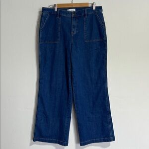 Lane Bryant Wide Leg Jeans in Rich Blue